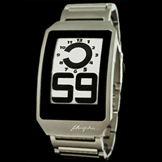 DIGITAL UHR PHOSPHOR MIT ELEKTRONISCHER TINTE LEDER 113Euro www. americanexports.